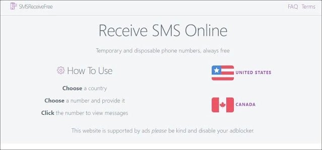 SMS-Receive-Free