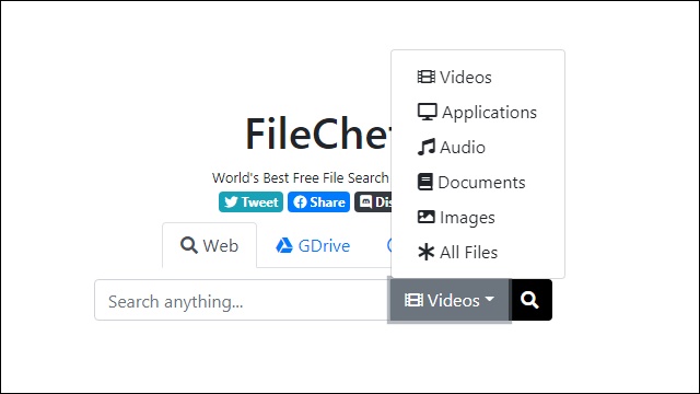 FileChef - Web Search