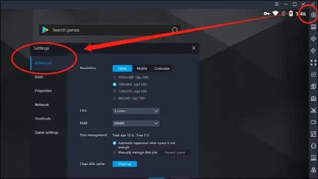 LDPlayer Settings